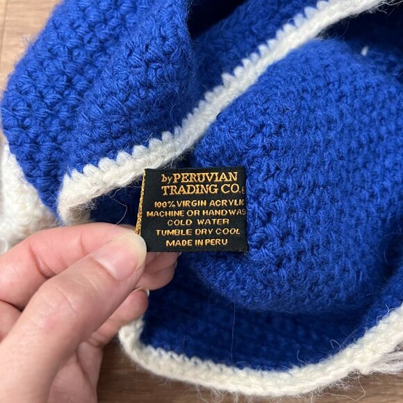 Aerika Peruvian Trading Co Captain America Knit Hat- Adult - Picture 7 of 8